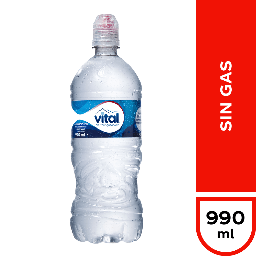 Agua vital con gas