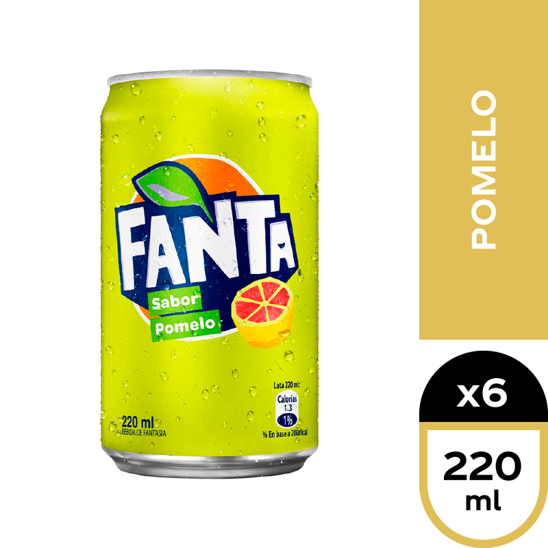 Fanta Pomelo 6 x 220 ml. miCocaCola.cl