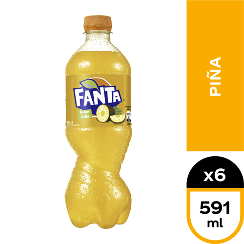 Fanta Piña 6 x 591 ml.
