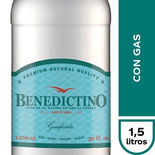 Benedictino Con Gas 1,5 lt.