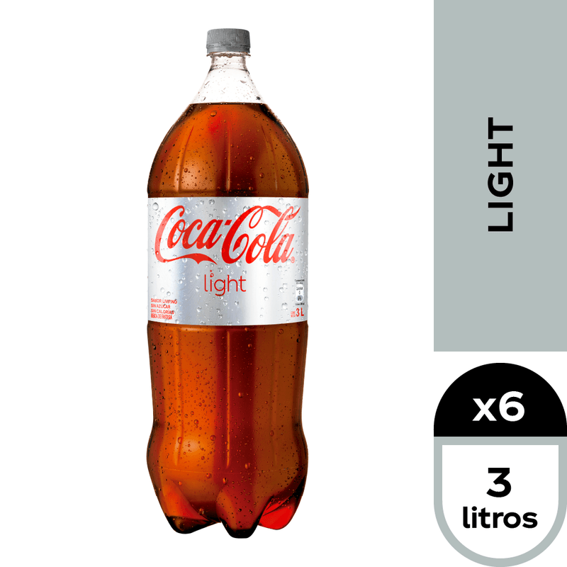 Coca Cola Zero 3 litros x6