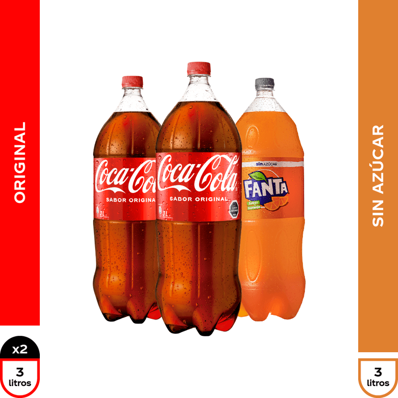 Coca-Cola Sabor Original y Sin Azúcares
