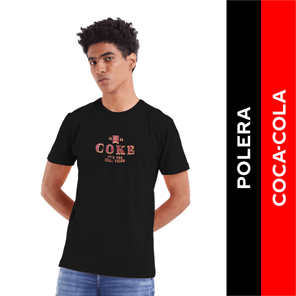Polera "Coke its the real thing"