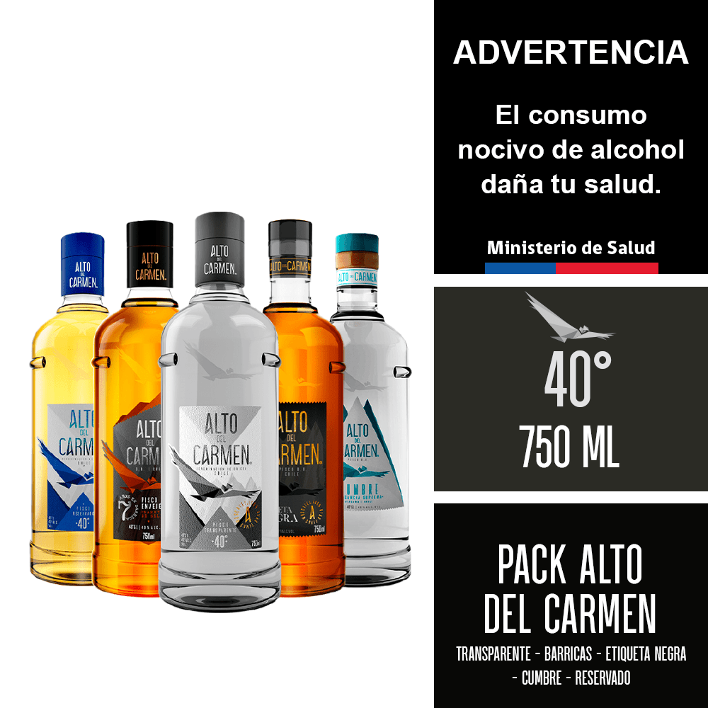 Pack Alto del Carmen 40°
