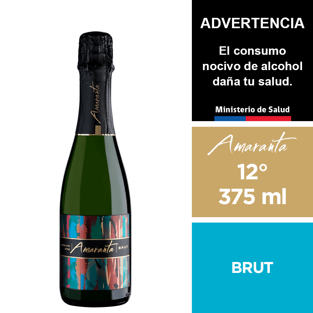 Espumante Amaranta Brut 375 ml.
