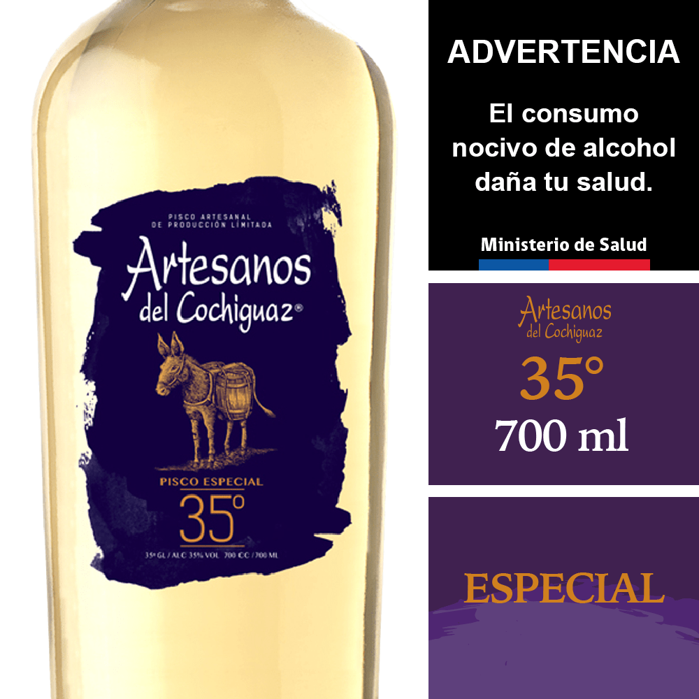 Artesanos del Cochiguaz 35° 700 ml. | miCoca-Cola.cl - miCoca-Cola.cl