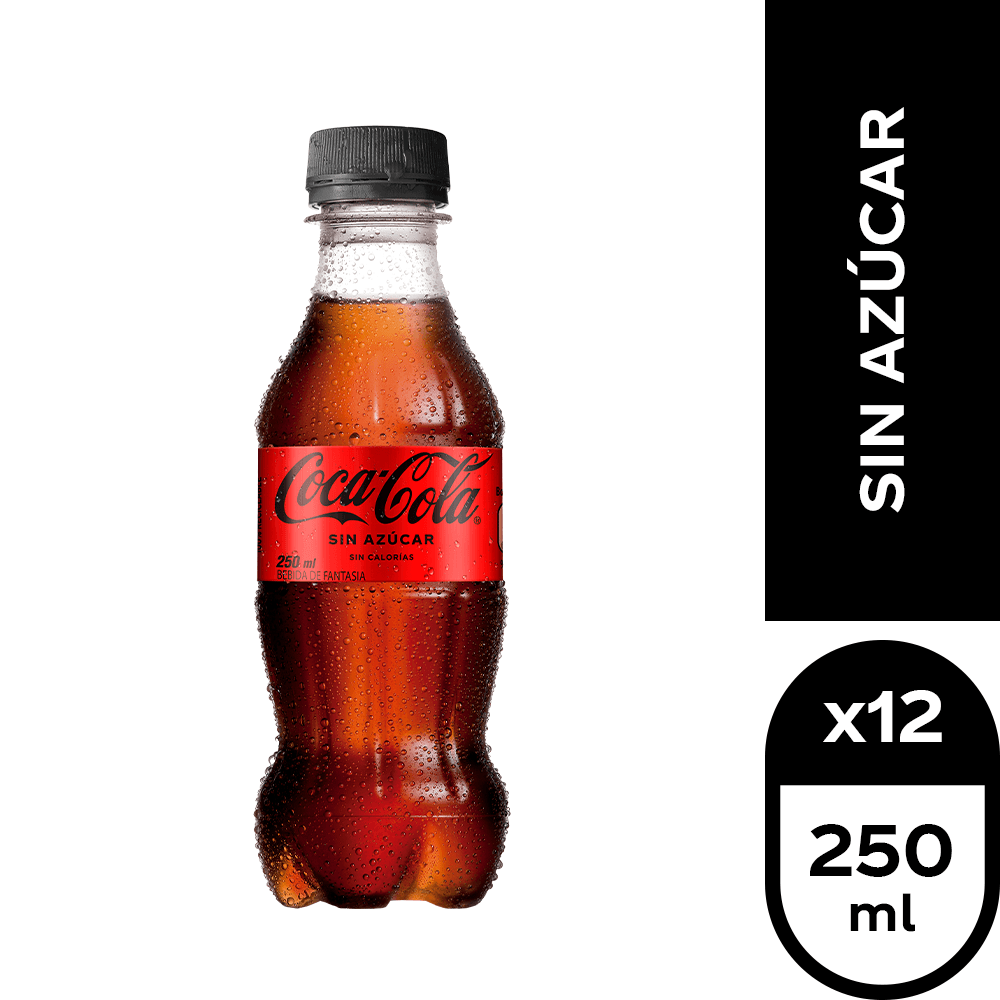Coca Cola Sin Azúcar 250 ml