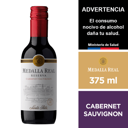 Vino Medalla Real Reserva Cabernet Sauvignon 375 ml.