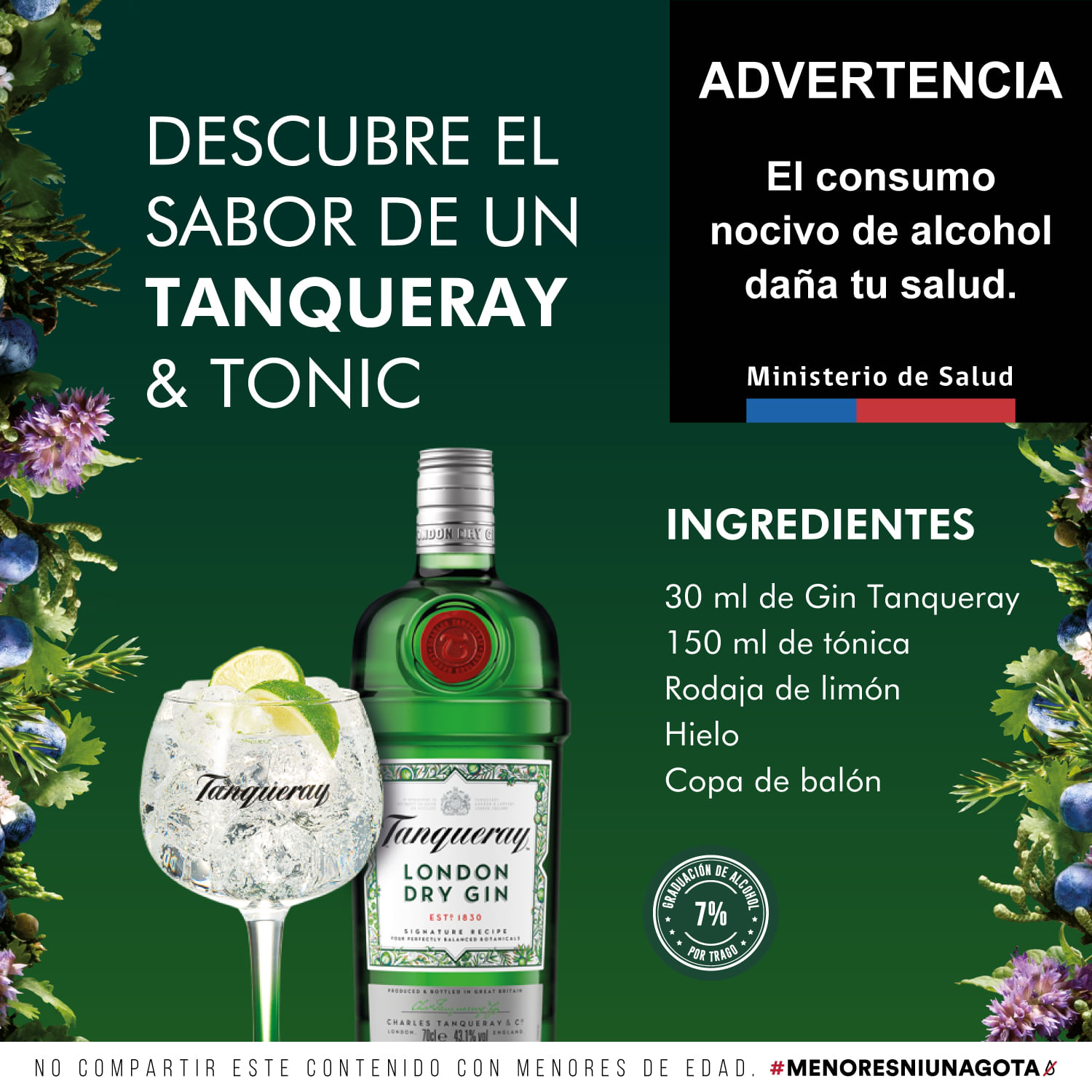 Gin Tanqueray London 700ml | miCoca-Cola.cl - miCoca-Cola.cl