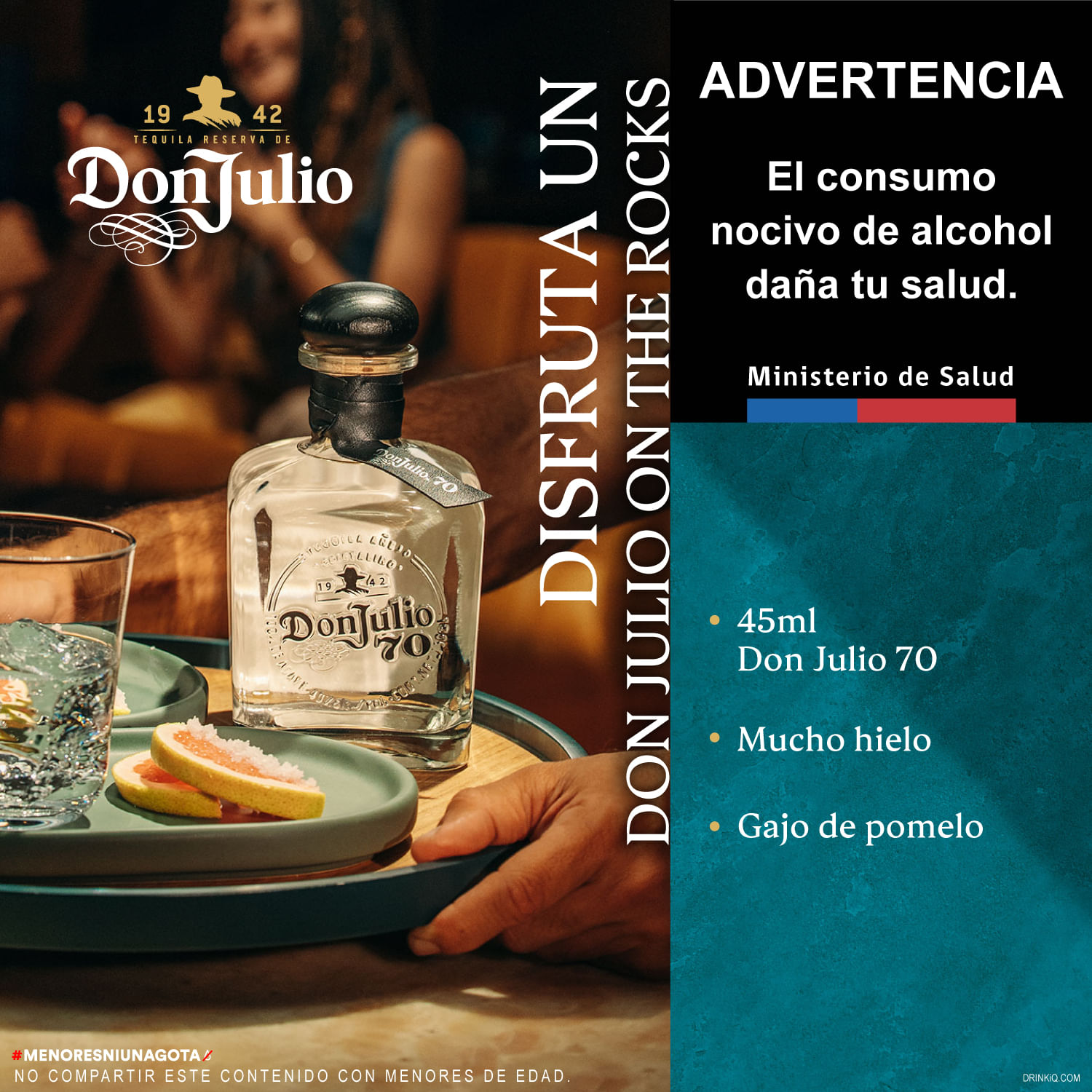 Tequila Don Julio 70 Años 750 ml. | miCoca-Cola.cl - miCoca-Cola.cl