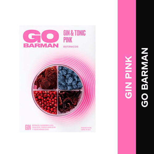 Blister Botánico Gin Pink - Go Barman