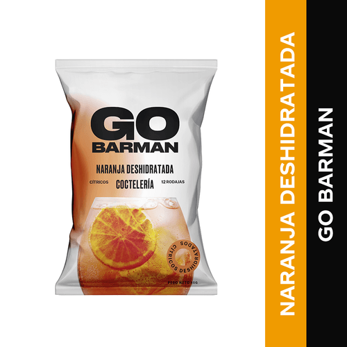 Blister Cítrico Naranja Deshidratada - Go Barman