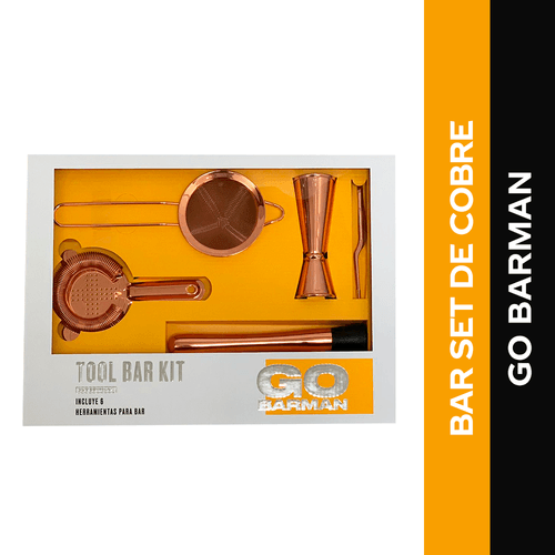 Bar Set  Go Barman Cobre