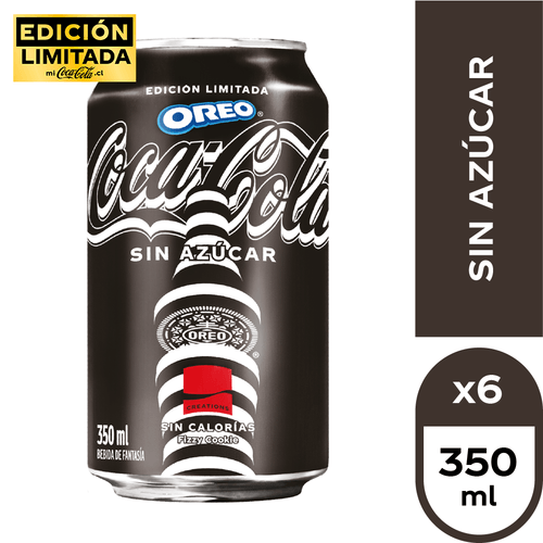 Coca-Cola Oreo Sin Azúcar 6 x 350 ml