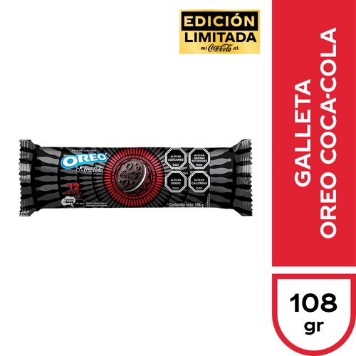 "Galletas Oreo Sabor Coca-Cola 108 g. "