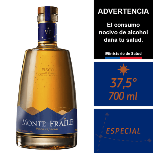 Pisco Monte Fraile Reservado 37,5° 700 ml.