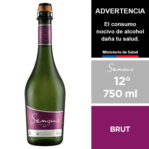 Espumante Sensus Brut  12° 750 ml.