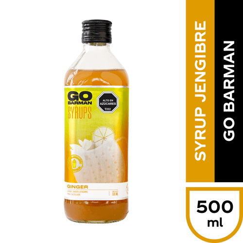 Syrup de Jengibre 500ml. - Go Barman
