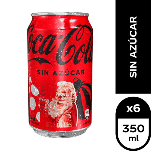 Coca-Cola Sin Azúcar 6 x 350 ml.