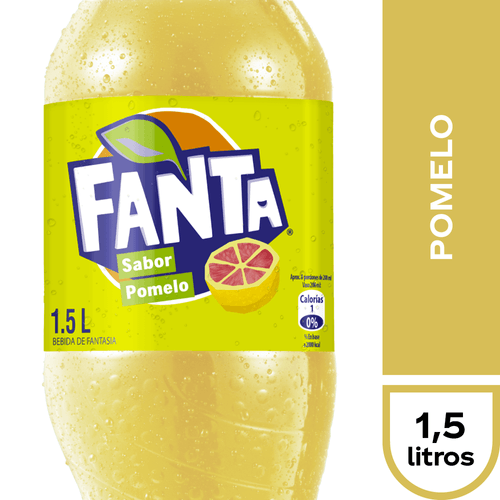 Fanta Pomelo Sin Azúcar 1,5 lt.