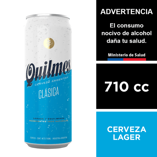 Cerveza Quilmes 4,9° 710 cc.