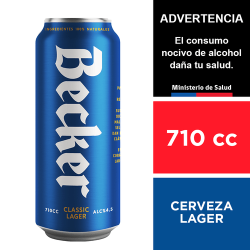 Cerveza Becker 4,5° 710 cc.