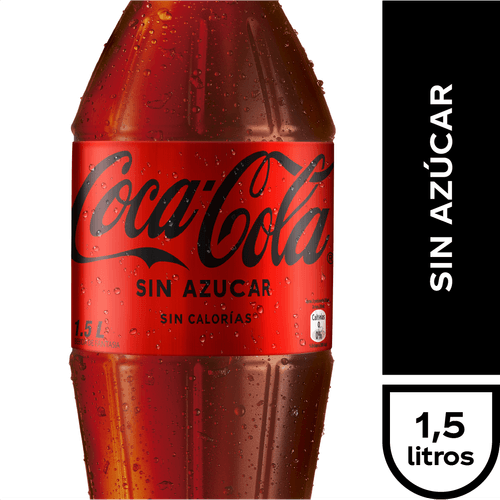 Coca-Cola Sin Azúcar 1,5 lt.