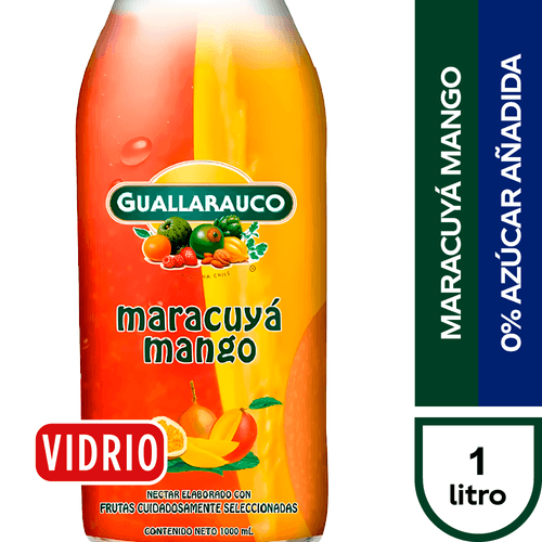 Néctar Guallarauco mango maracuyá 1,0 lt.