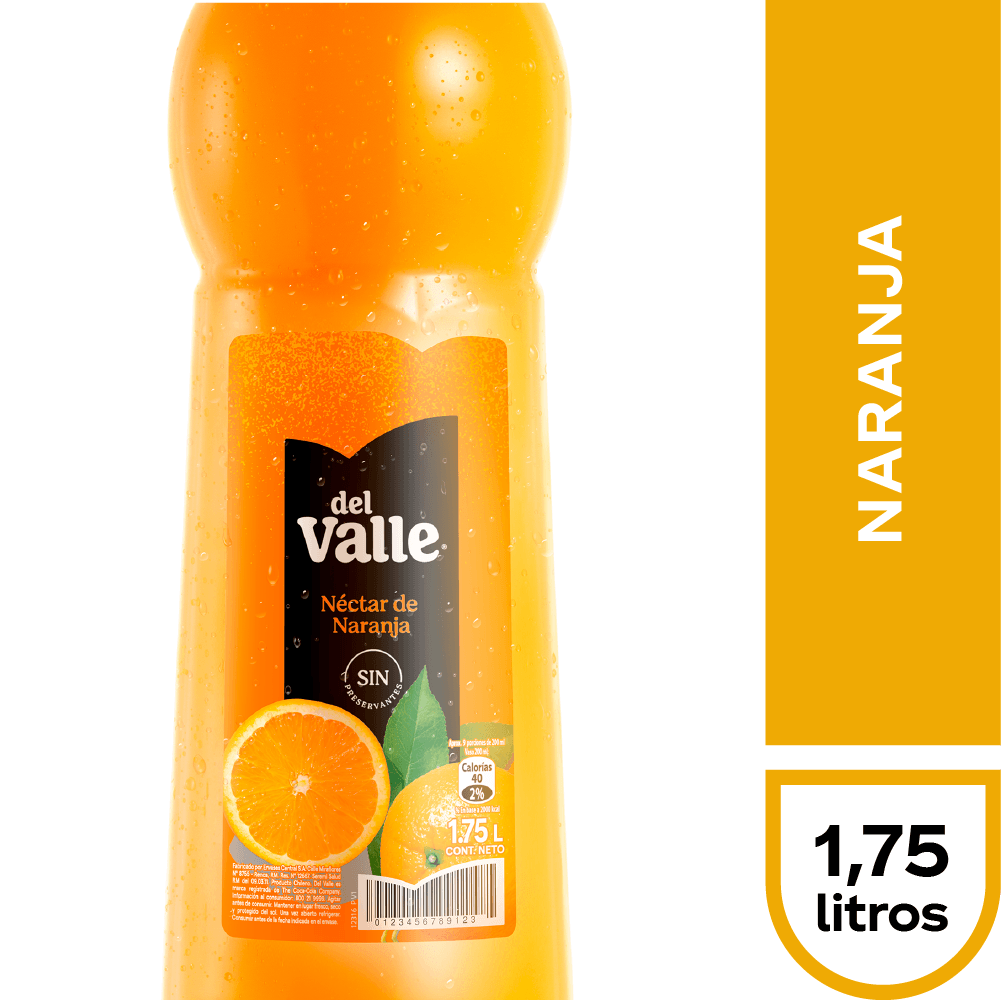 Del Valle Naranja 1,75 lt.