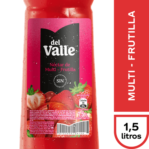Del Valle Multi-Frutilla 1,5 lt.