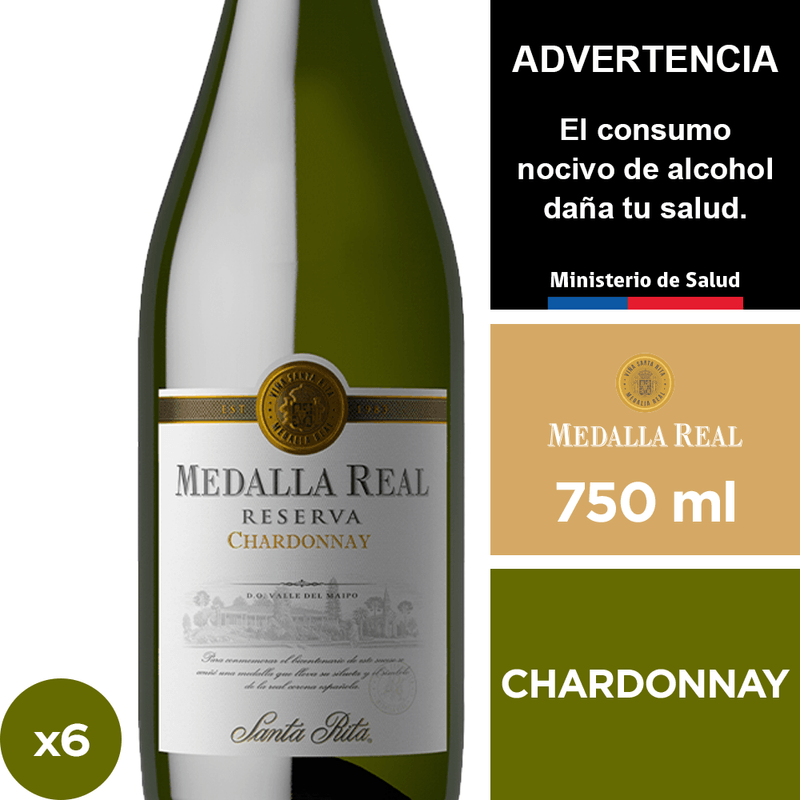 MEDALLA REAL CHARDONAY X6  ZOOM