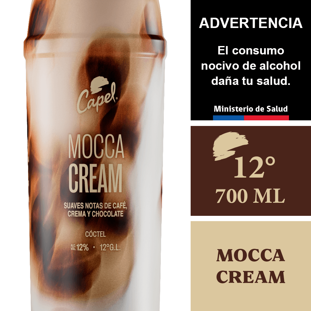 Capel Mocca Cream 12° 700 ml. | miCoca-Cola.cl - miCoca-Cola.cl