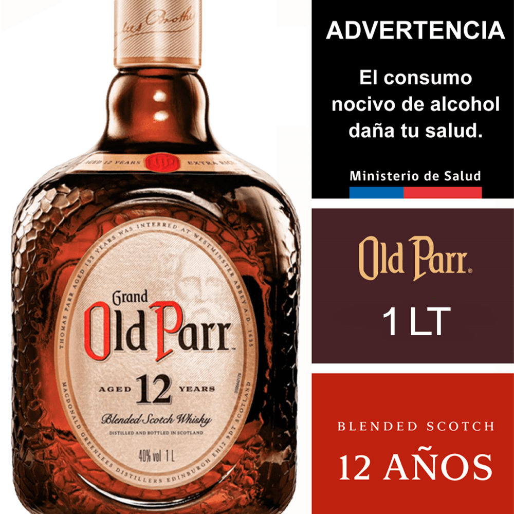 ゴ*君様 Grand Old Parr 12年 特大ボトル 3,750ml 未開 Whisky Grand Old Parr 12 años