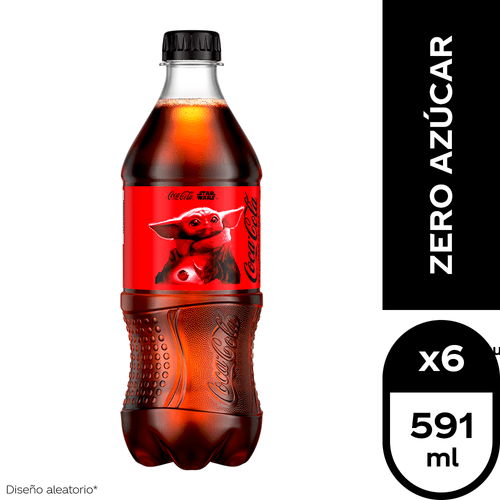 Coca-Cola Zero Azúcar 6 x 591 ml.
