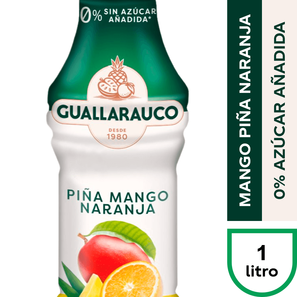 Jugo Guallarauco mango piña naranja 1,0 lt