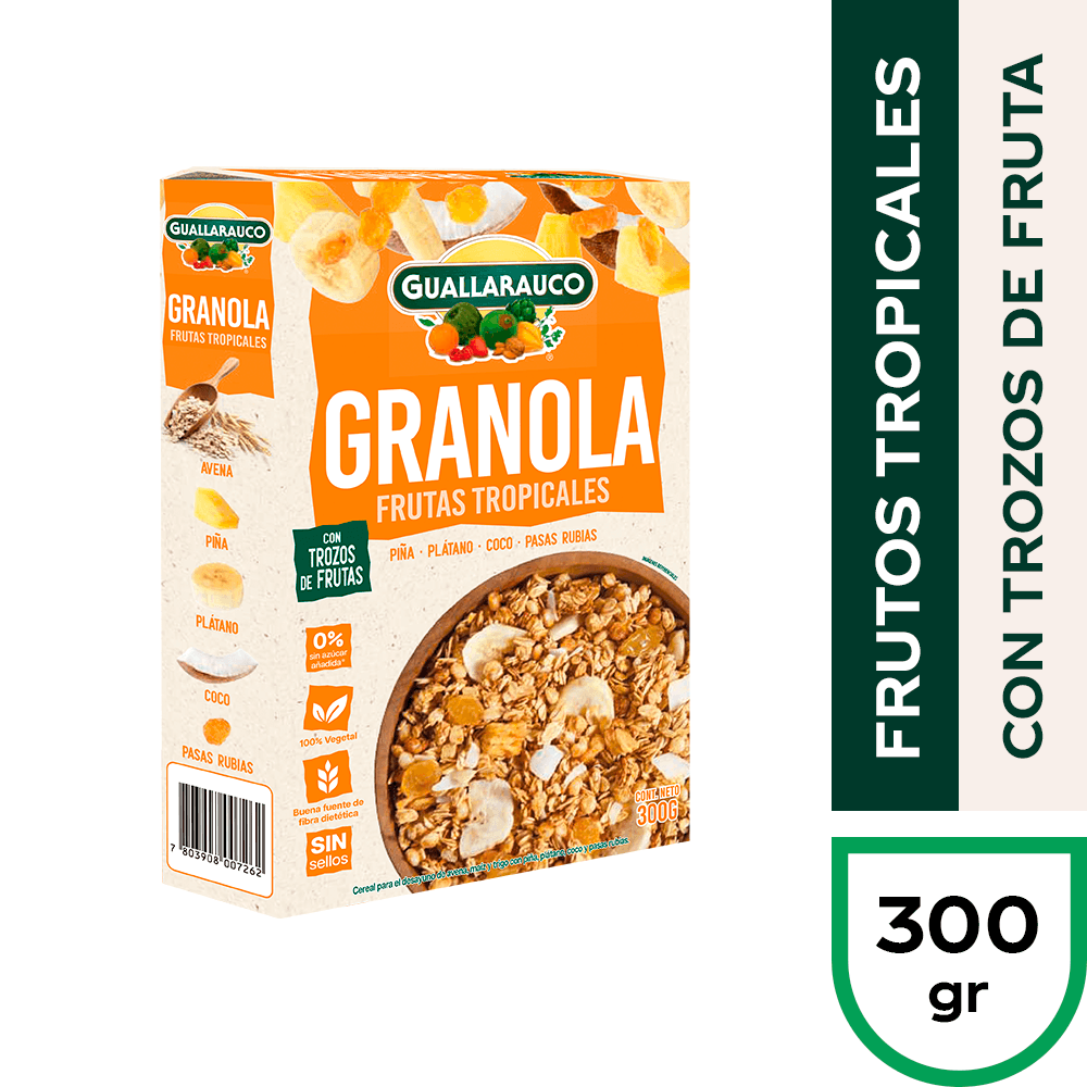 Granola con Frutas Tropicales 300 g.