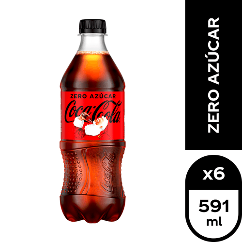 Coca-Cola Zero Azúcar 6 x 591 ml.