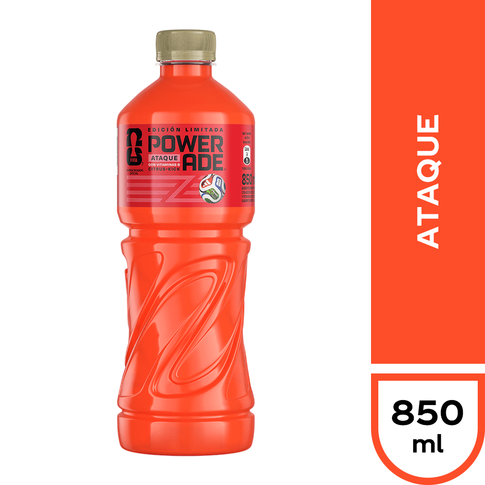 Powerade Playstyles Ataque 850 ml.