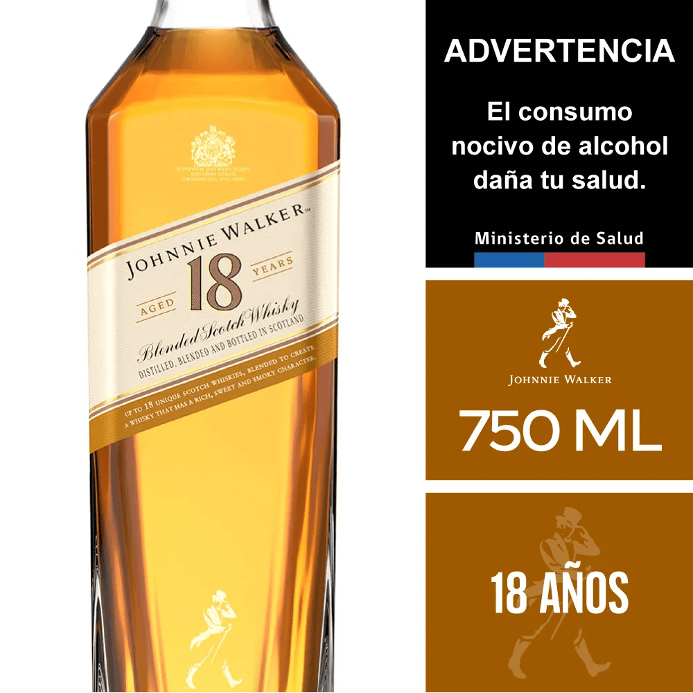 Johnnie Walker 18 Años 750 ml. | miCoca-Cola.cl - miCoca-Cola.cl