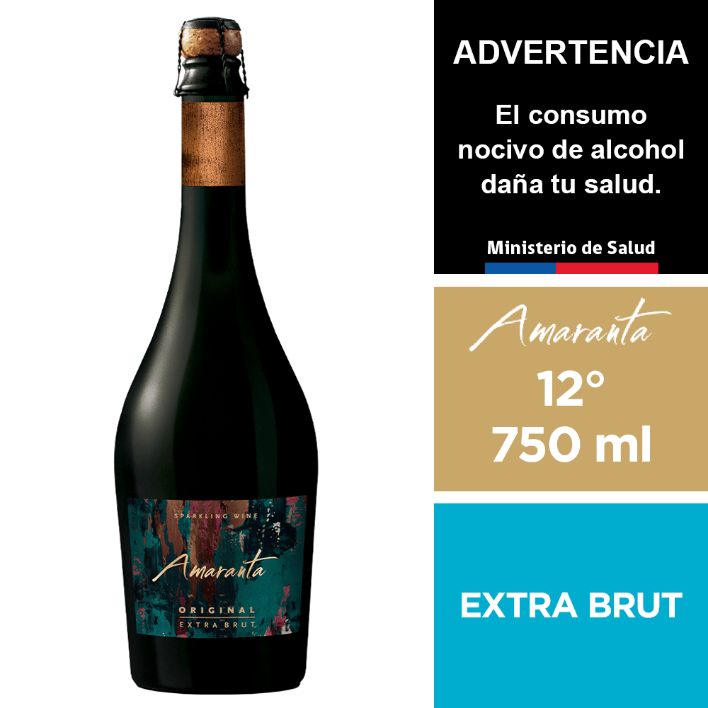 Espumante Amaranta Extra Brut 750 ml.