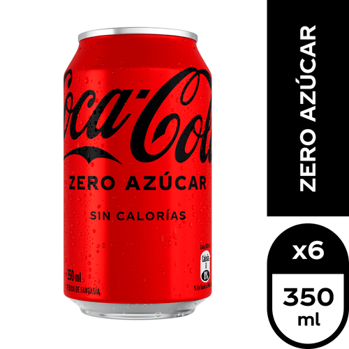 Coca-Cola Zero Azúcar 6 x 350 ml