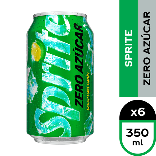 Sprite Sin Azucar 6 X 350 ml.
