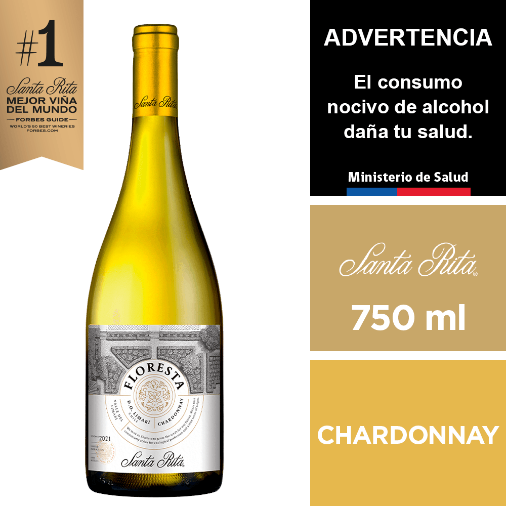Vino Floresta Chardonnay 750 ml.