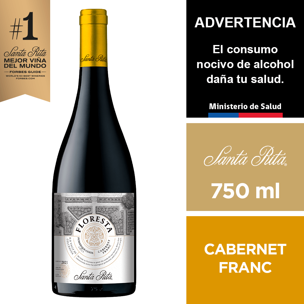 Vino Floresta Cabernet Franc 750 ml.