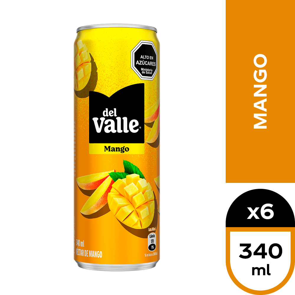 Néctar del Valle Mango 6 x 340 ml.