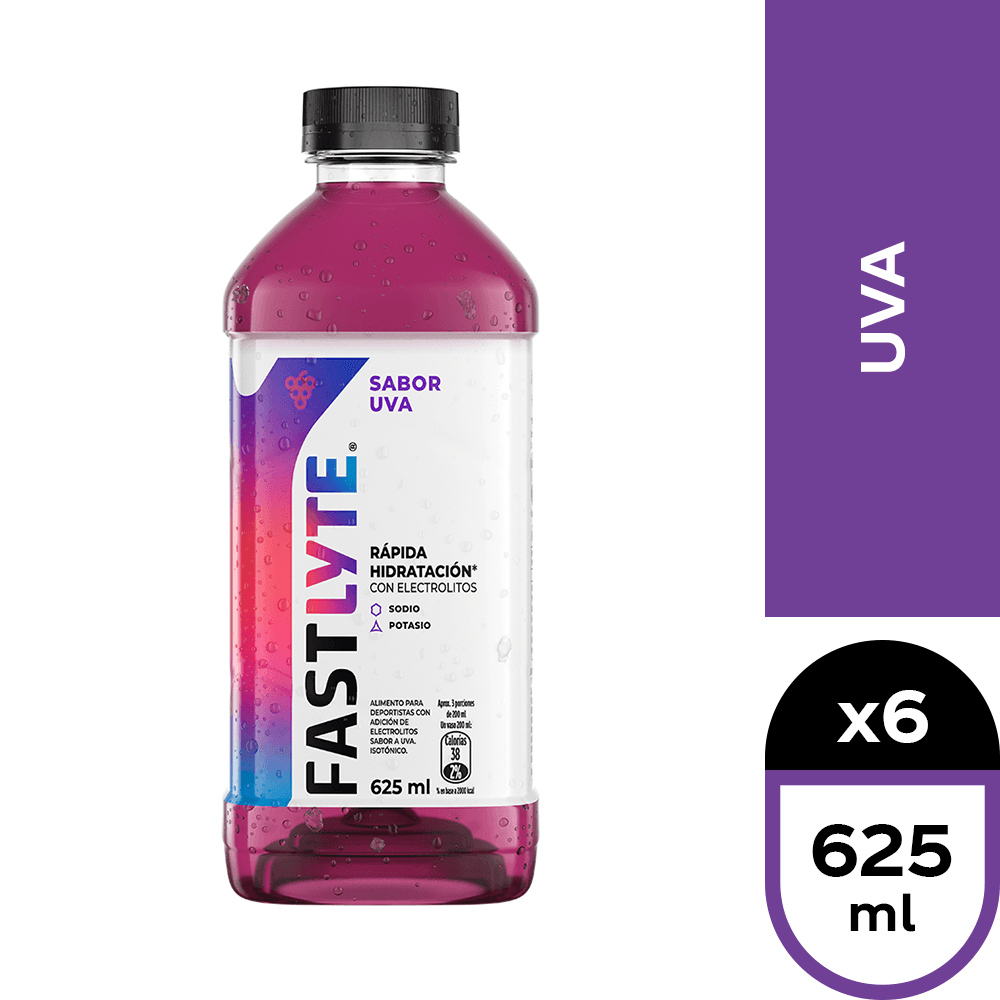 Fastlyte Uva 6 x 625 ml