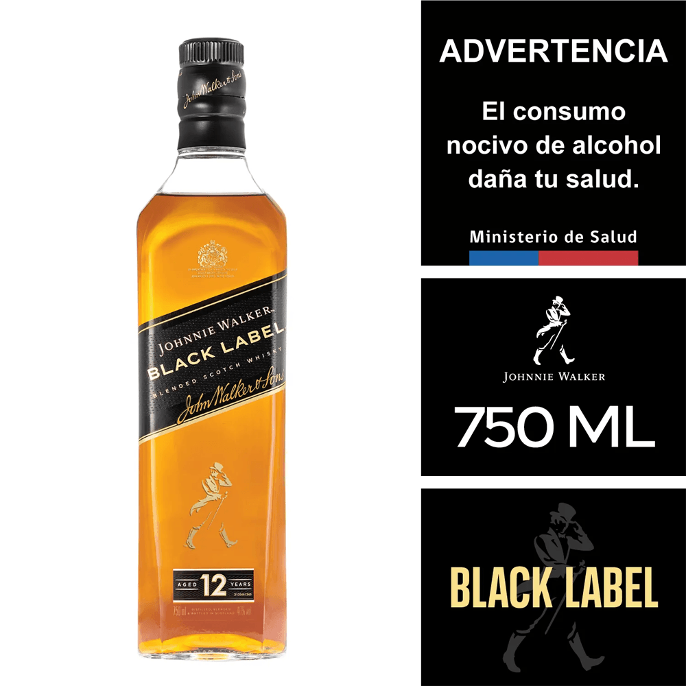 Johnnie Walker Black Label 750 ml.