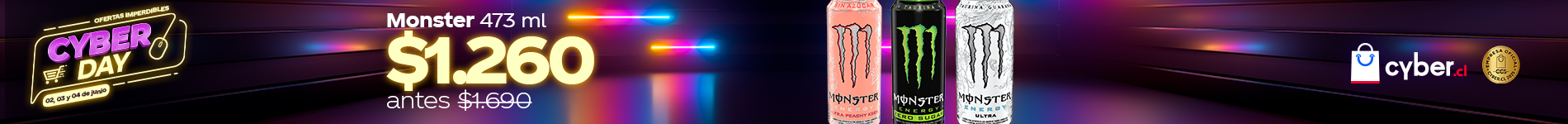 Ofrtas Monster